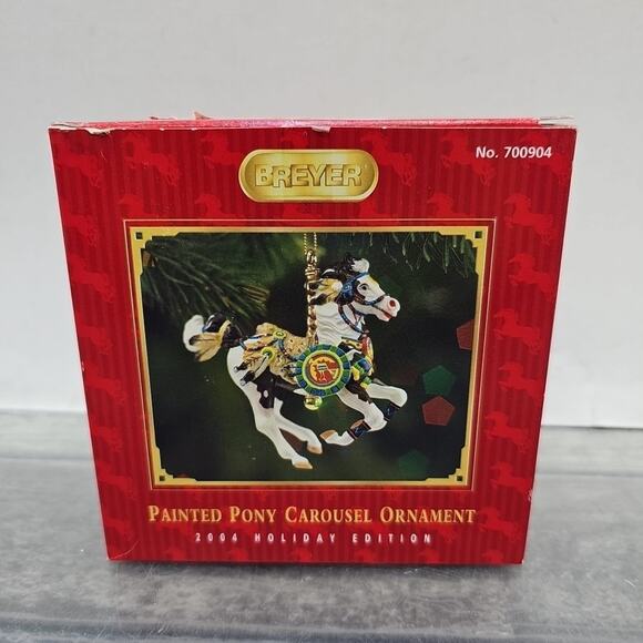 Breyer 2004 Holiday Edition Painted Pony Carousel Ornament (# 700904) [121] - Picture 5 of 11
